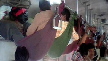 Funny Indian Railway Jugaad Sleeping