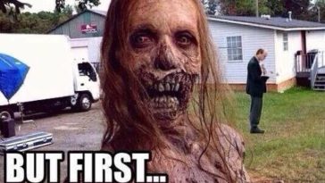 Selfie Funny Zombie Meme Image