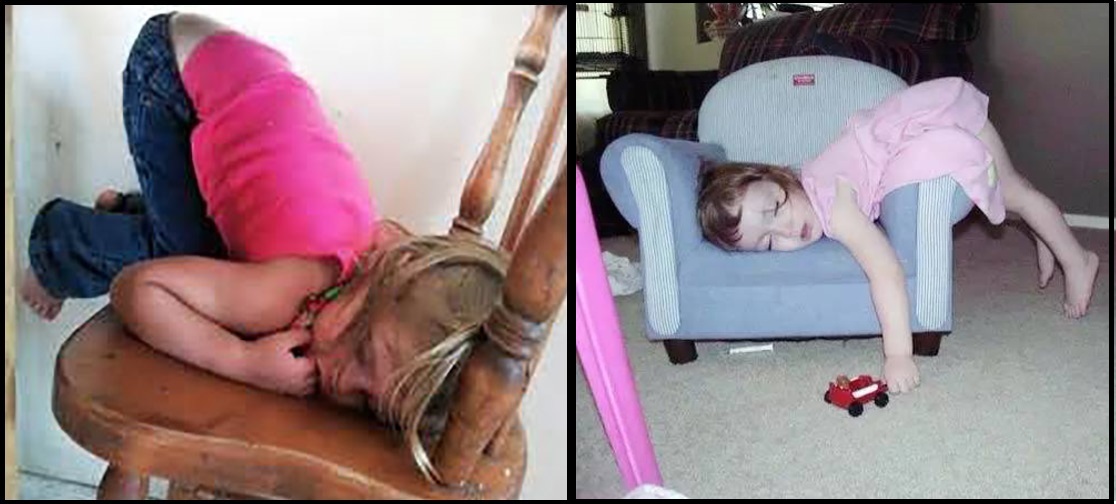 30 Most Funny Pics That Prove Kids Can Sleep 